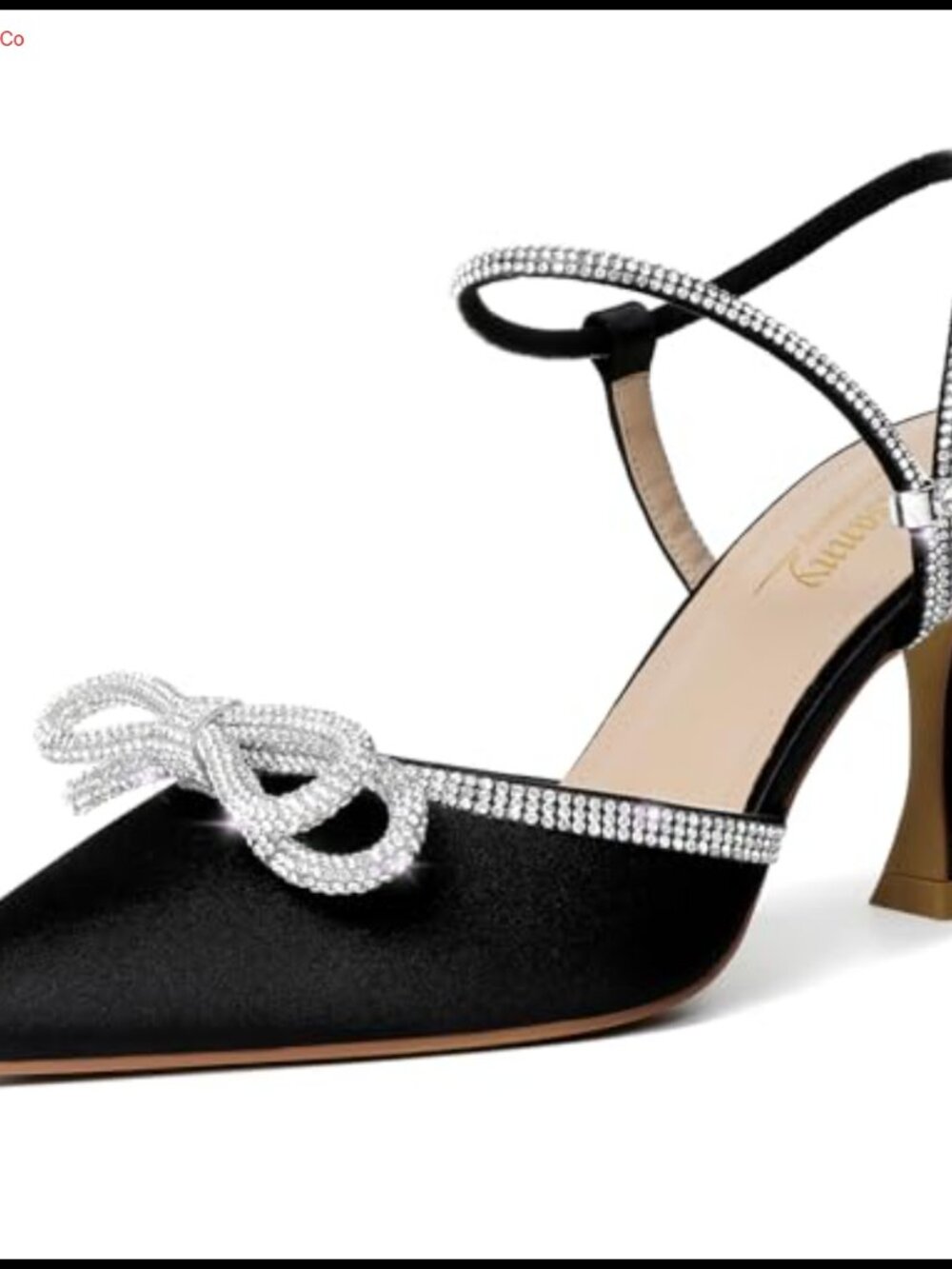 Women's Kitten Heels Pointed Toe Slingback Pumps